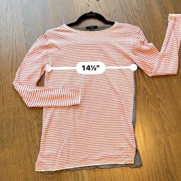 Larne stripped sweater gray and red size large nautical tomato girl G - Picture 5 of 7